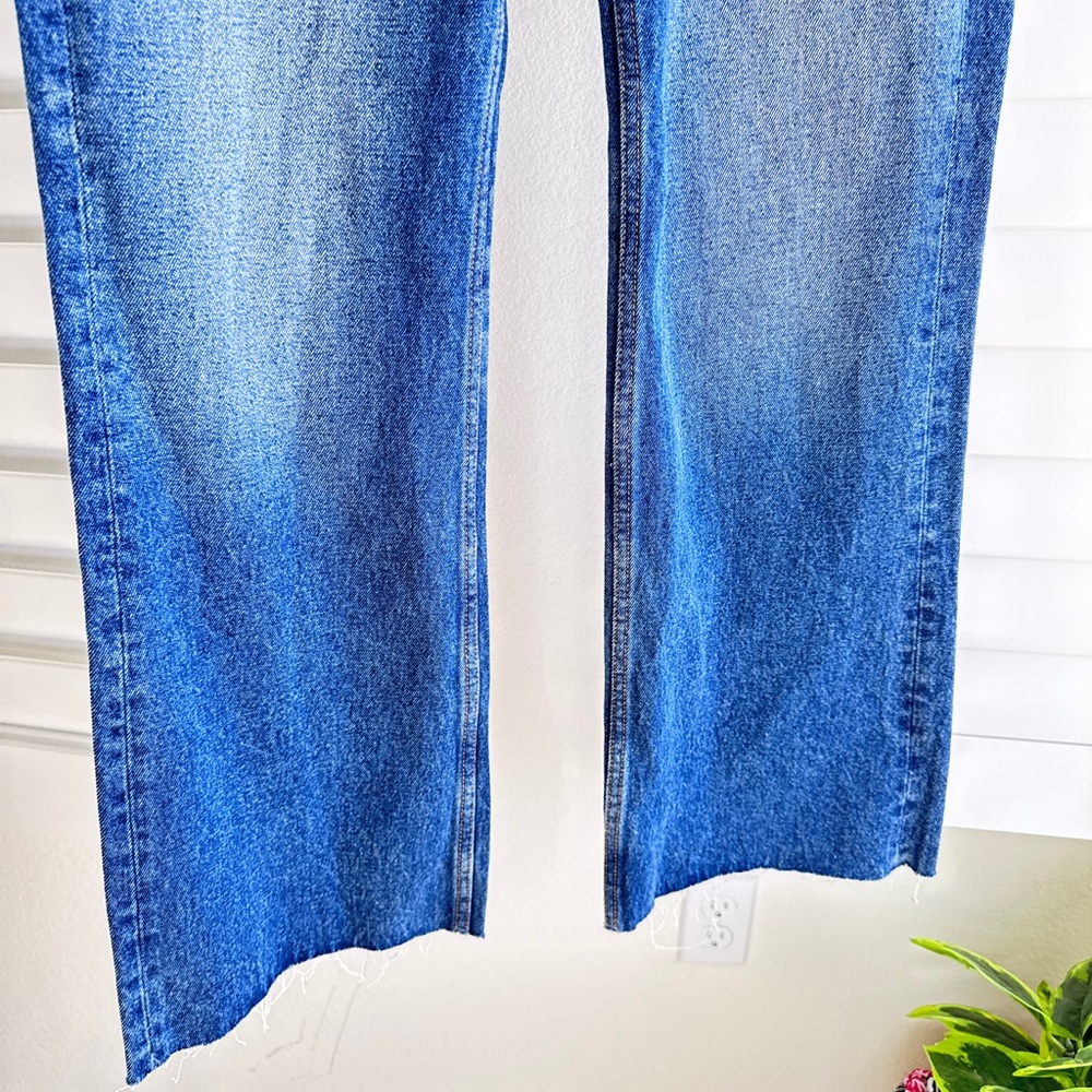 Stitch Fix. Brand: Vigoss. Blue Flare & Wide Leg Jeans with Distressing - Picture 12 of 15